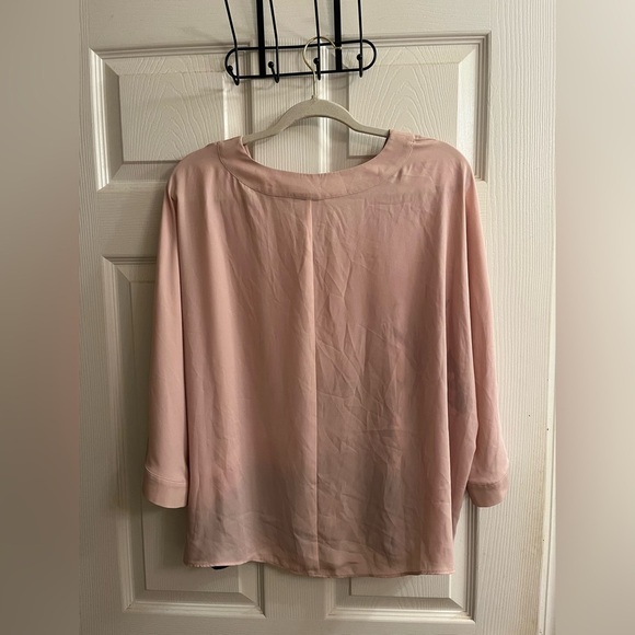 WORTHINGTON~PINK FLORAL BLOUSE~XL - Picture 6 of 7